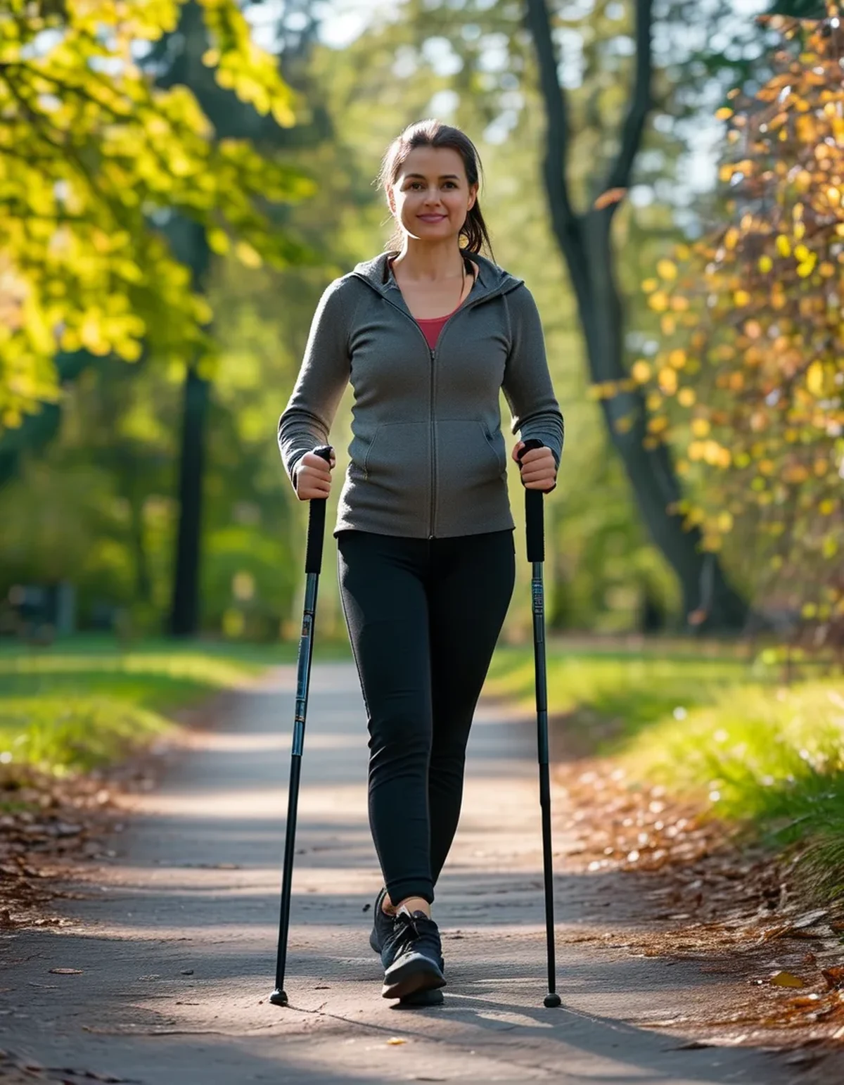 The Nordic Walking Pole Length Mistake That's Robbing You of the Workout